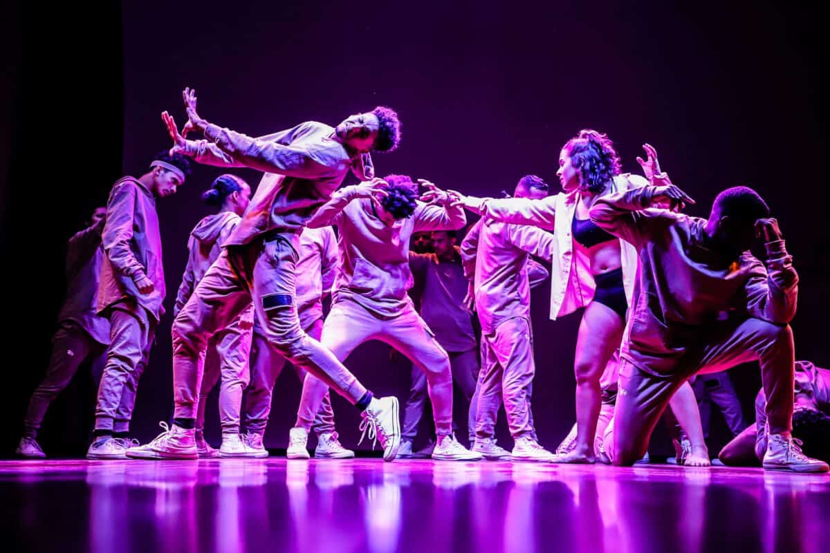 Dancers on stage